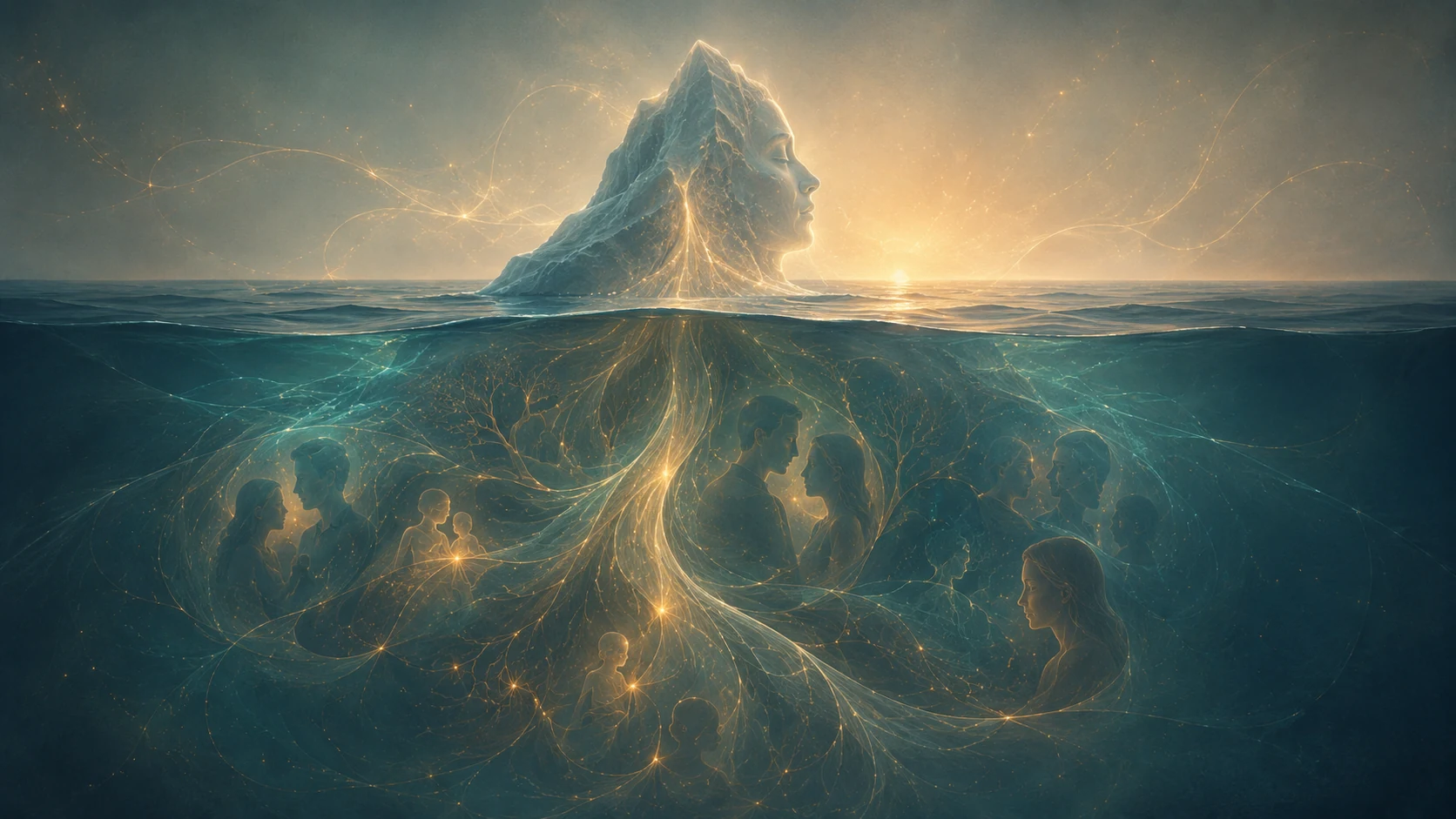 L'iceberg della mente — conscio e inconscio